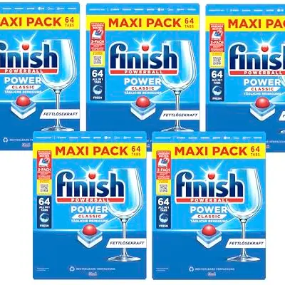 Finish Power Classic Spülmaschinentabs, 320 Tabs im Maxi Pack
