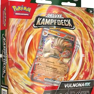 Pokémon Sammelkartenspiel Deluxe-Vulnona-EX Kampfdeck mit 60 Karten & Zubehör