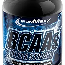BCAA Ultra Strong - Hochdosierte BCAA Tabletten 180 Stk., Mit L-Leucin, L-Valin und L-Isoleucin, Zuckerfrei