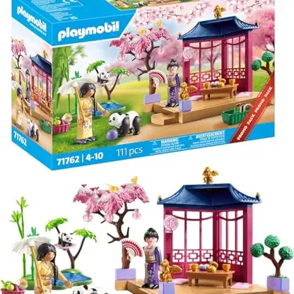 PLAYMOBIL My Life Asiatischer Garten mit Pandas - Spielzeug für Kinder ab 4 Jahren