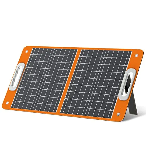 Faltbares 60W Solarpanel - Flexibles Monokristallines 18V Photovoltaik Modul für Wohnmobile, Outdoor und Camping