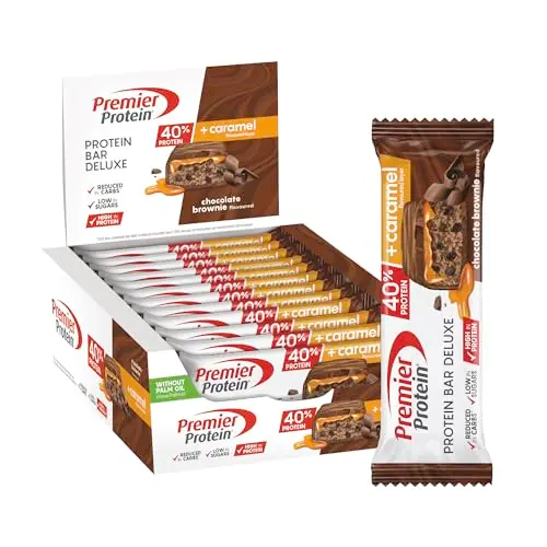 Premier Protein Protein Bar Chocolate Brownie 12x50g - Low Sugar & Low Carb