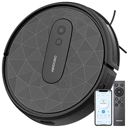 AIRROBO P20 Saugroboter - 2800 Pa Saugkraft, APP Steuerung, 120 Min Laufzeit, WLAN, optimiert für Tierhaare und Hartböden