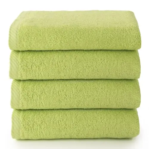 Top Towel Plus Badetücher - 4x Gesichtshandtücher 30x50 cm - 100% Baumwolle