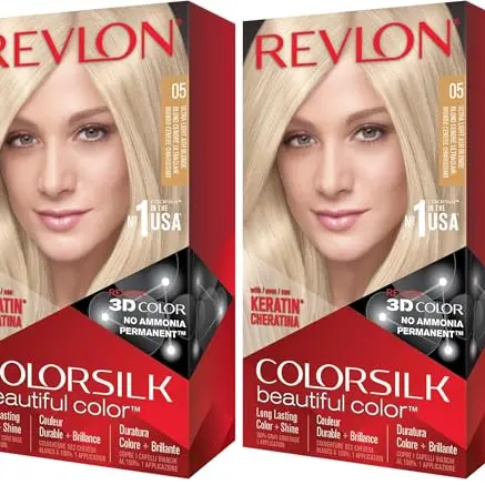 Revlon Colorsilk 05 Ultra Claro Rubio Ceniza (2er Pack)