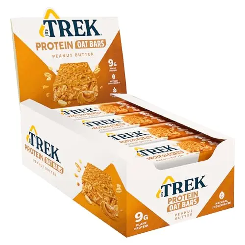 JB's TREK Protein Haferriegel - Peanut Butter - Glutenfrei - 16 Riegel x 50g
