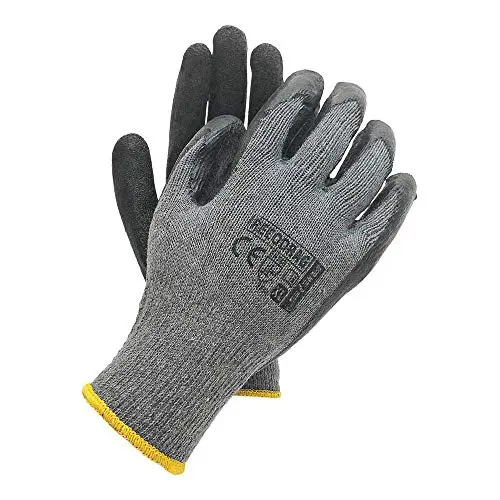Latexbeschichtete Arbeitshandschuhe, Größe 10