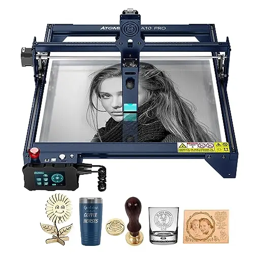 ATOMSTACK A10 PRO Laser Graviermaschine 50W - Laserschneider mit Touch-Steuerung für Holz, Metall, Acryl, Leder