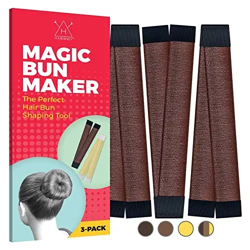 SiChun Haarknoten-Maker, 3er-Pack für DIY-Haarstyling und Ballett-Haarknoten