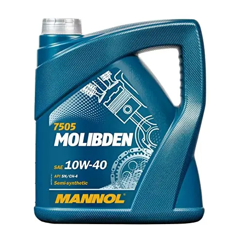 MANNOL Molibden 10W-40 Motorenöl, 4 Liter