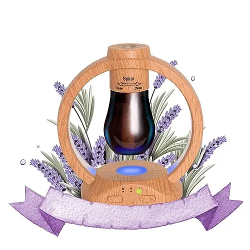 Adirigo Kabelloser Aroma-Diffusor – Diffusor für ätherische Öle mit 3 Nebelmodi und 4 LED-Farben