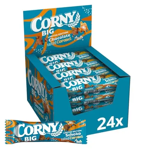 Corny BIG Müsliriegel Schoko Salted Caramel | 24 x 40g Großpackung