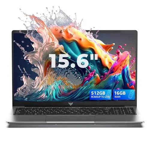ACEMAGIC 15.6 Zoll FHD Laptop - Quad-Core, 16GB RAM, 512GB SSD, WiFi 5, BT5.0, 3x USB 3.2