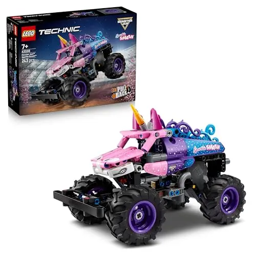 LEGO Technic Monster Jam Sparkle Smash Monstertruck - Spielzeug ab 7 Jahren, für Mädchen & Jungen, 42220