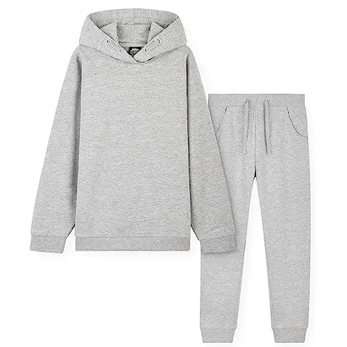 CityComfort Trainingsanzug für Kinder, Jogginganzug in Grau (7-8 Jahre)