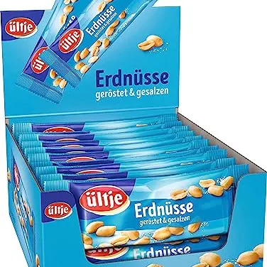 Ültje Erdnüsse Riegelbeutel, geröstet & gesalzen, 20x50g