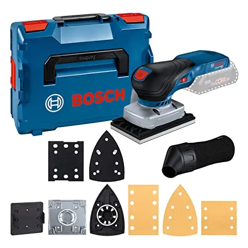 Bosch Professional 18V Schwingschleifer GSS 18V-13 inkl. Staubbeutel und Zubehör