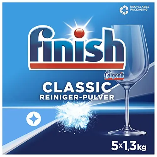 Finish Classic Geschirrreiniger-Pulver – 6,5 kg Großpackung (5x 1,3 kg)