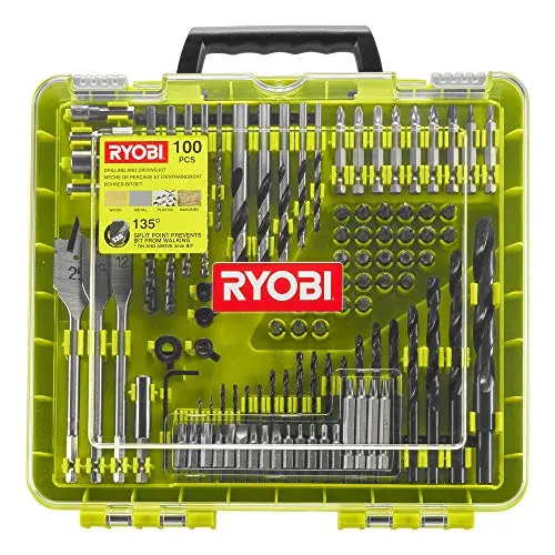 Ryobi RAKDD100 100-teiliges Bohr- und Antriebsset