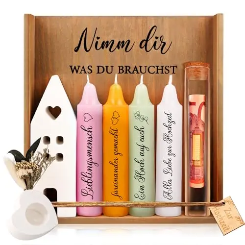 TUZELIYA Hochzeitsgeschenke für Brautpaar, Geldgeschenk Hochzeit