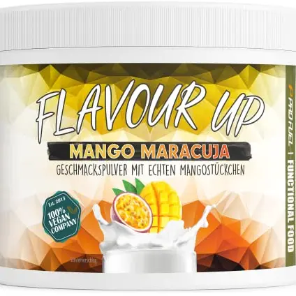 Mango Maracuja Geschmackspulver 250g - 10 kcal pro Portion - Vielseitig für Lebensmittel & Getränke