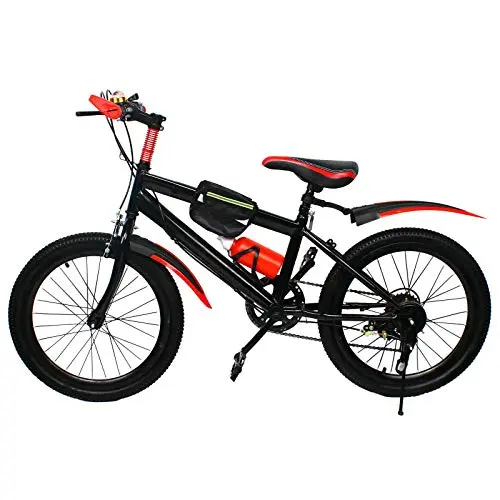 Aohuada Kinderfahrrad 20 Zoll für Jungen - Doppelscheibenbremse, Rot