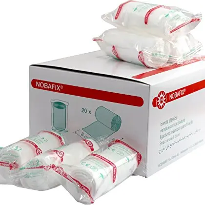 NOBA 20 Mullbinden 8 cm x 4 m einzeln verpackt