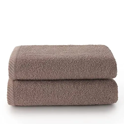 Top Towel Plus Badetücher Set - 100% Baumwolle - 2 Gesichts- oder Bidethandtücher - 30x50 cm