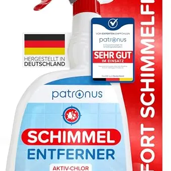 Patronus Profi Schimmelentferner mit Sofortwirkung für Wand, Bad & Fliesen - 500 ml