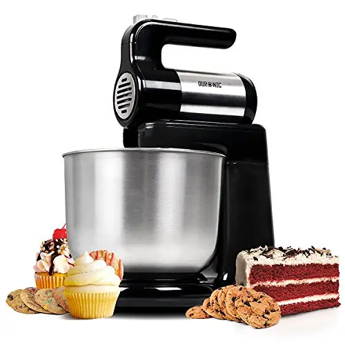 Duronic SM3 Küchenmaschine 300W, 2 in 1 Standmixer & Handmixer, ideal für Backen und Desserts