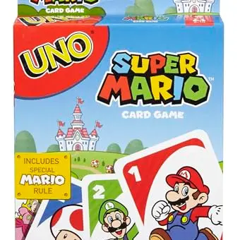 Mattel Games UNO Super Mario Kartenspiel für 2-10 Spieler, ab 7 Jahren