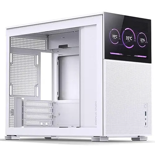 JONSBO D31 MESH mATX Gehäuse mit gehärtetem Glas, weiß