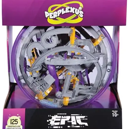 Spin Master Games - Perplexus Epic 3D Kugellabyrinth, Geschicklichkeitsspiel für Kinder ab 10 Jahren und Erwachsene