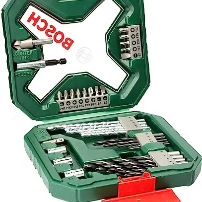 Bosch 34tlg. X-Line Classic Schrauber- und Bohrer-Set für Holz, Stein und Metall