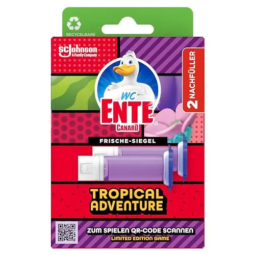 WC-Ente Frische-Siegel Nachfüller Tropical Adventure 4er Pack