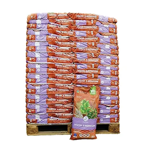 Plantura Bio-Kräuter- und Aussaaterde, torffrei und klimafreundlich, 20 L
