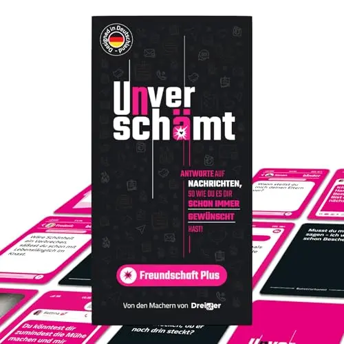 Dreistes Gesellschaftsspiel für Erwachsene – Freundschaft Plus – Kartenspiel mit 480 Karten – Partyspiel & Geschenkidee