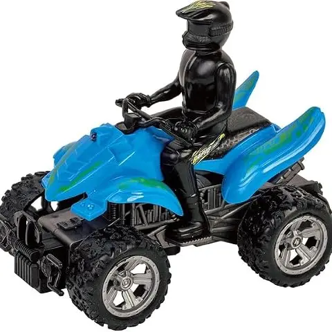 WONDERKIDS Quad 12CM mit Fahrer, Friktion, Sound und Licht