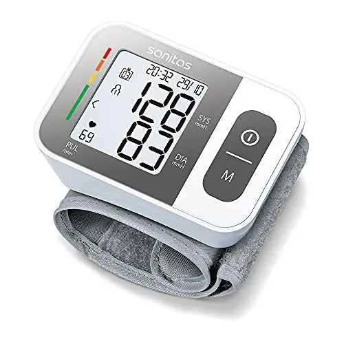 Sanitas SBC 15 Handgelenk-Blutdruckmessgerät mit Pulsmessung und Herzrhythmus-Warnung