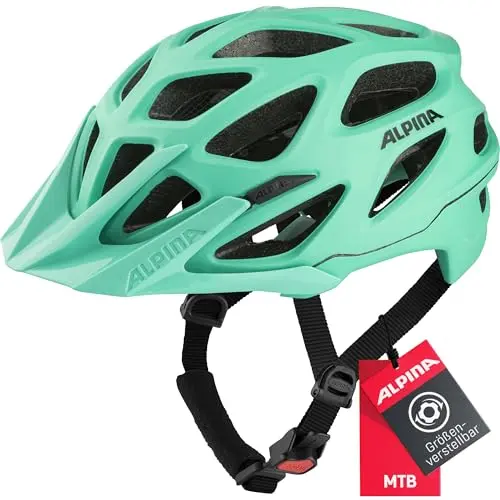 Alpina Mythos 3.0 L.E. Fahrradhelm für Erwachsene, Leicht & Optimal Belüftet, Turquoise, 52-57 cm