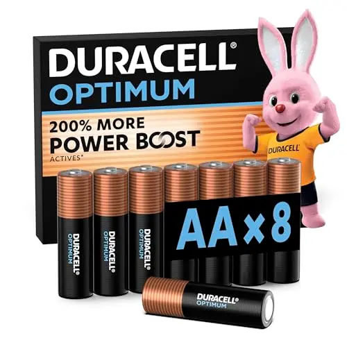 DURACELL Optimum AA Alkaline-Batterien, 8 Stück