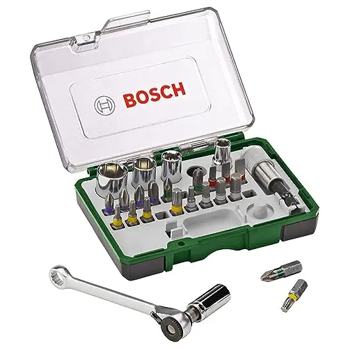Bosch 27-tlg. Schrauberbit- und Ratschen-Set