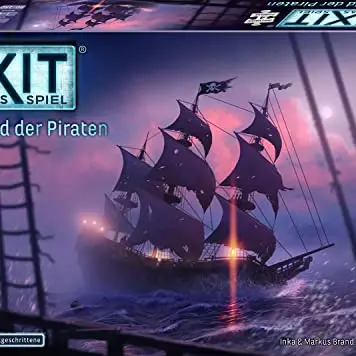 KOSMOS EXIT® - Das Gold der Piraten, Escape Room Spiel für 1-4 Personen ab 12 Jahren