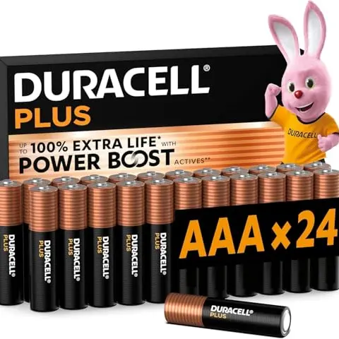 DURACELL Plus AAA Alkaline-Batterien, 24 Stück