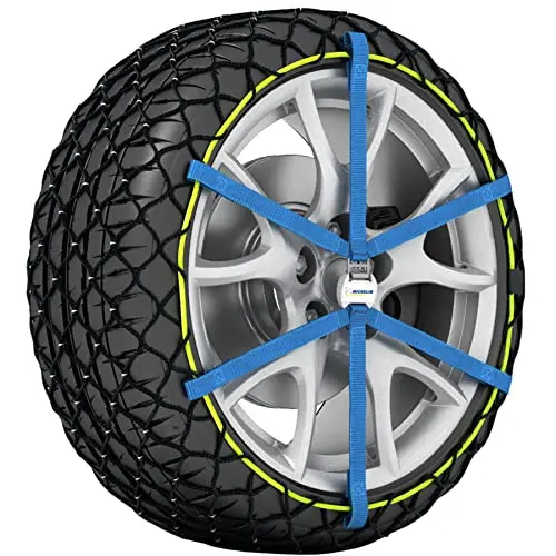 MICHELIN EASY GRIP EVOLUTION 13 Textilschneekette 2 Stück | Ultraleistungsfähig und leicht zu handhaben