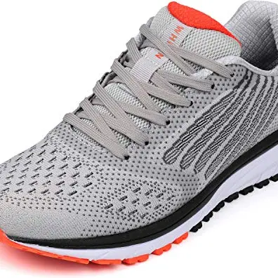 WHITIN Laufschuhe für Damen und Herren - Hellgraue Sneakers, Größe 36