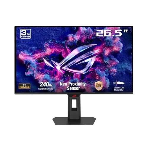 ROG Strix OLED XG27AQDMES Gaming-Monitor 27 Zoll 1440p QD-OLED 240 Hz G-SYNC kompatibel