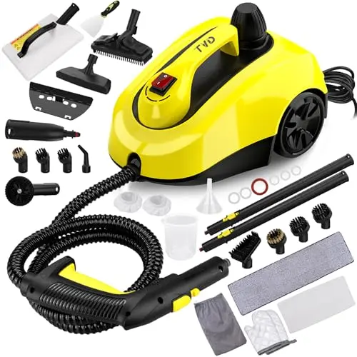 TVD Dampfreiniger – Mehrzweck-Dampfreiniger mit 5 m Netzkabel für Bodendampfer, Teppiche, Sofa und mehr