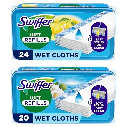 Swiffer Bodenwischer Nachfüllpackung mit Frischem Duft - Für Schnelle und Einfache Reinigung von Hartböden