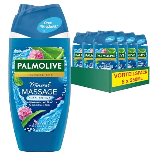 Palmolive Duschgel Thermal SPA 6x250 ml - Mit Meersalz und Aloe-Extrakt